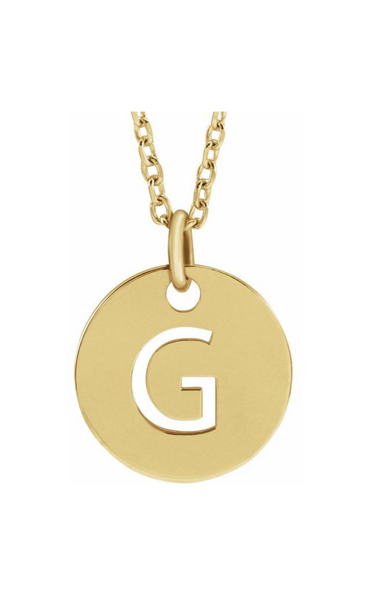 14K Yellow Gold Metal Necklace