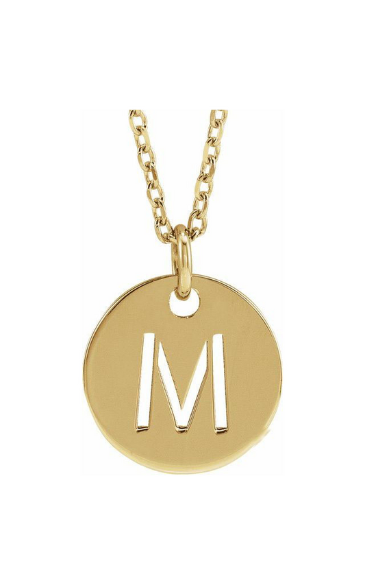 14K Yellow Gold Metal Necklace