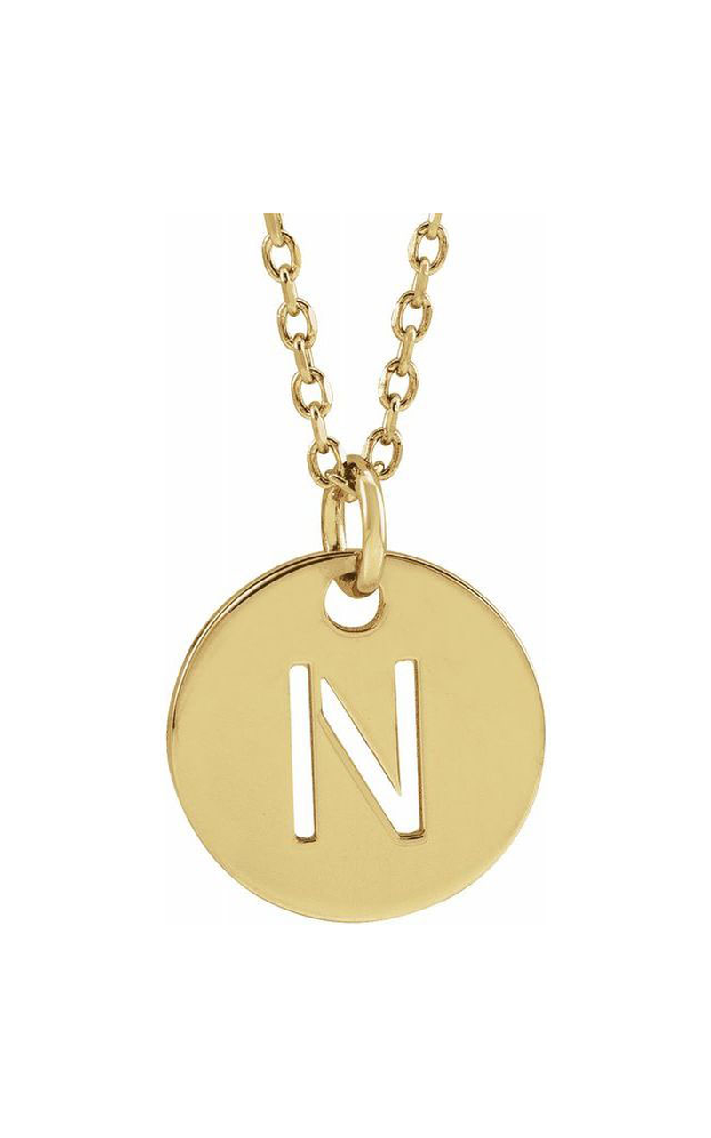 14K Yellow Gold Metal Necklace