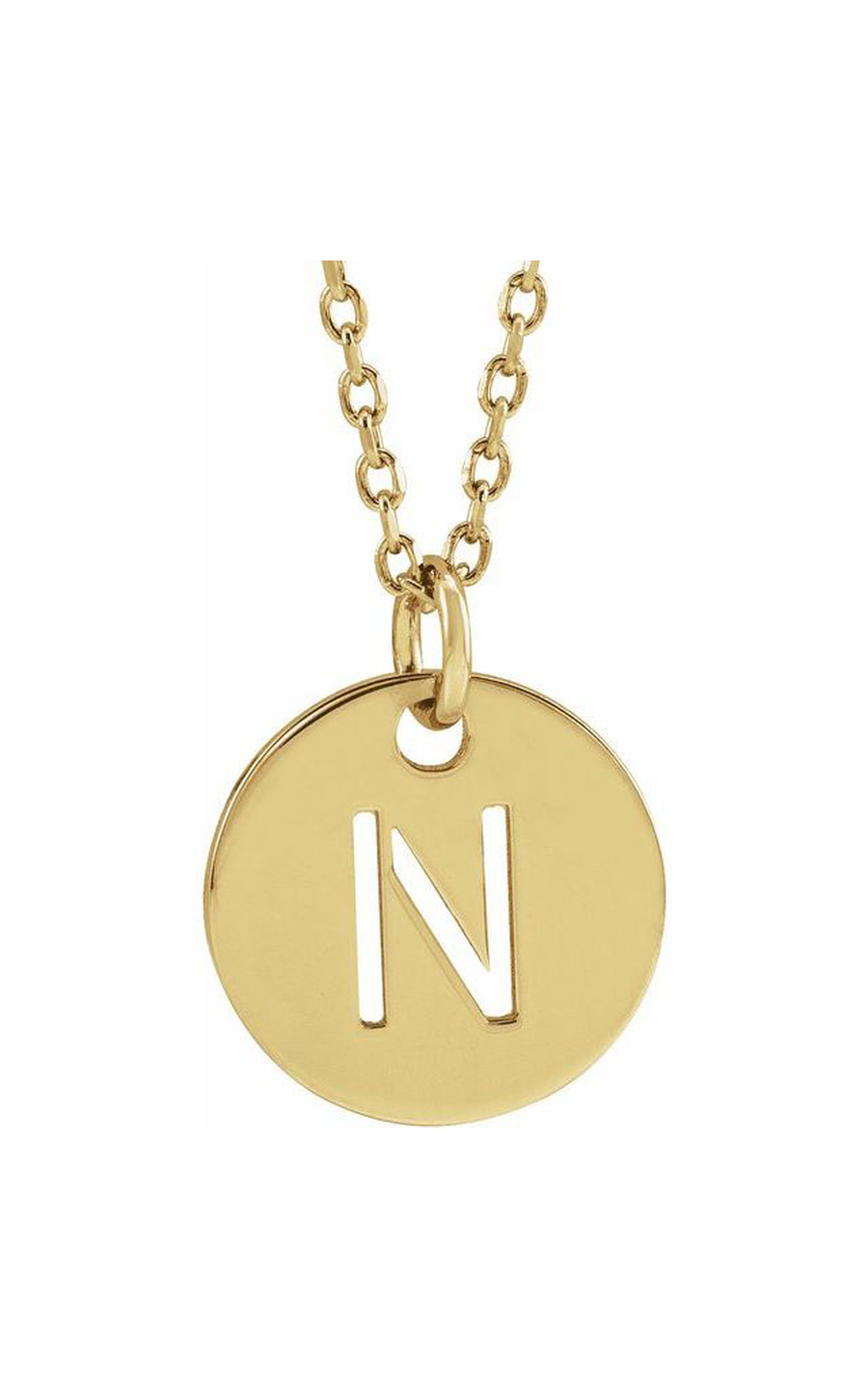14K Yellow Gold Metal Necklace