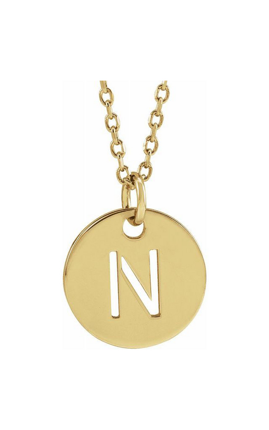 14K Yellow Gold Metal Necklace