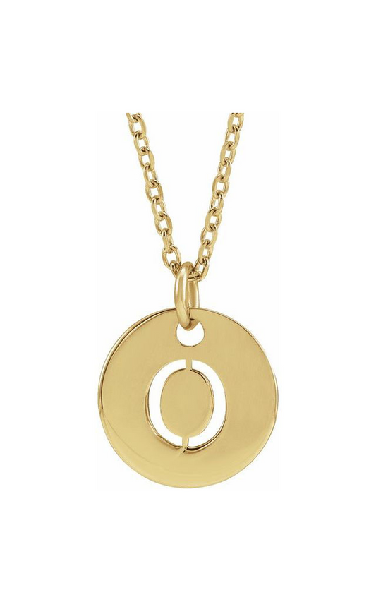 14K Yellow Gold Metal Necklace