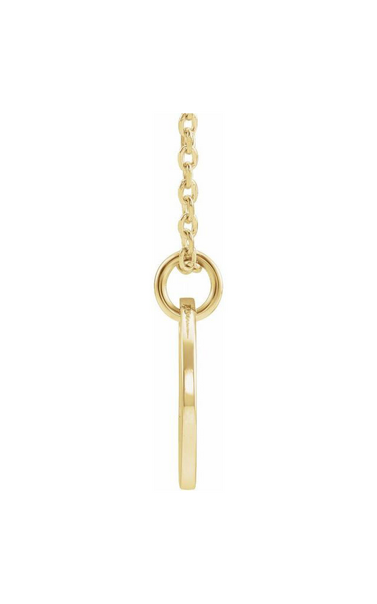 14K Yellow Gold Metal Necklace