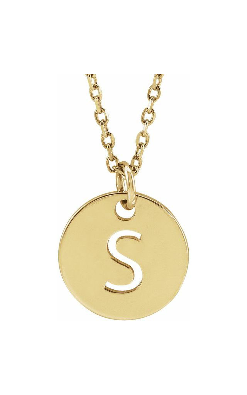 14K Yellow Gold Metal Necklace