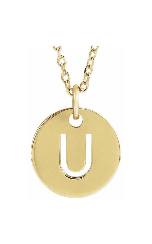 14K Yellow Gold Metal Necklace