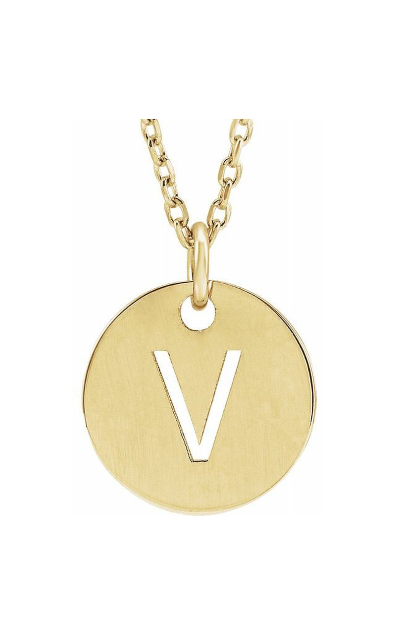 14K Yellow Gold Metal Necklace