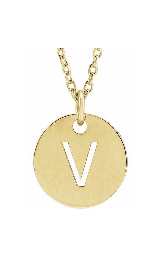 14K Yellow Gold Metal Necklace
