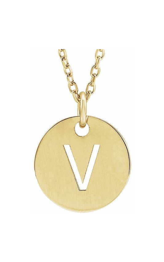 14K Yellow Gold Metal Necklace