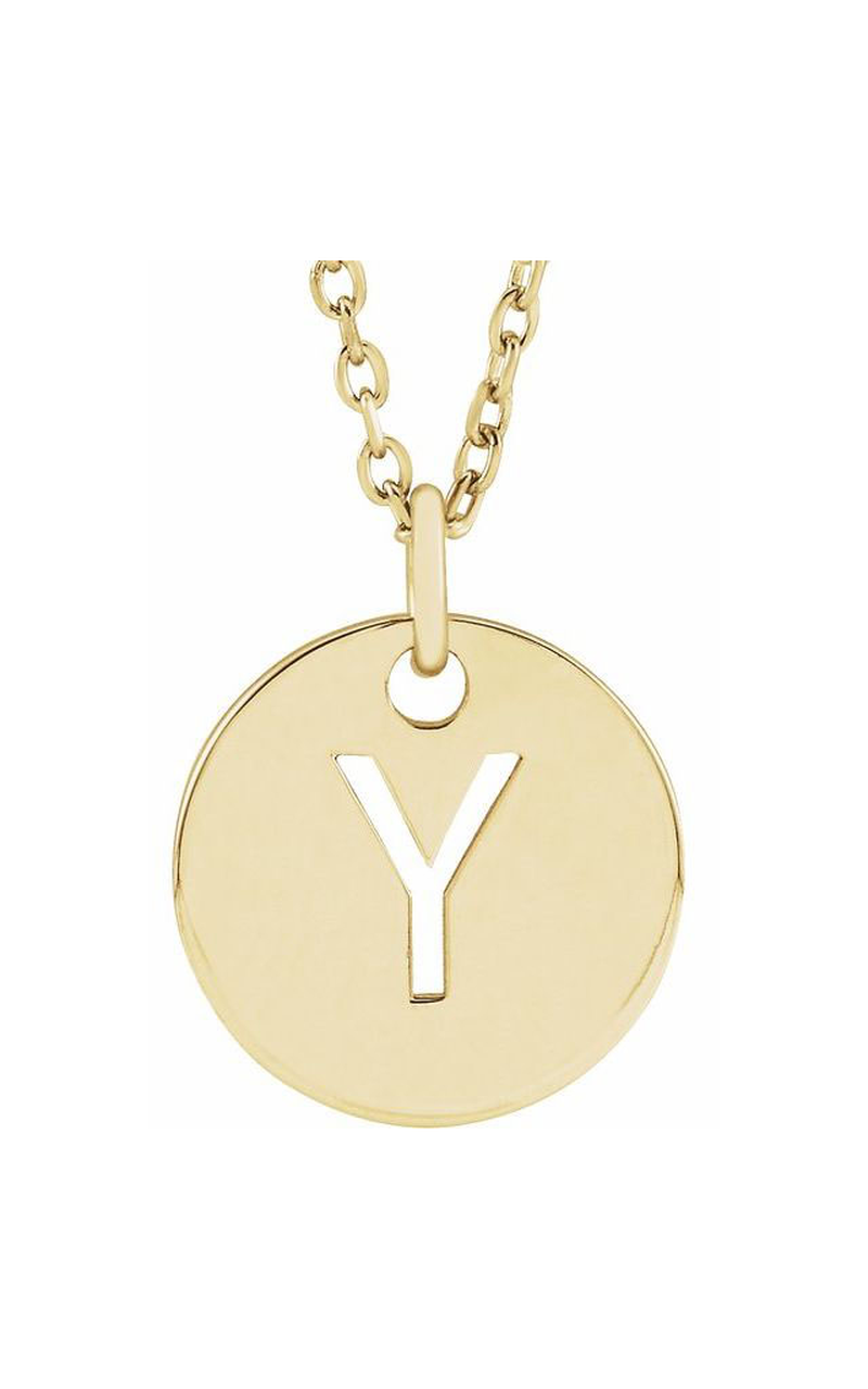 14K Yellow Gold Metal Necklace