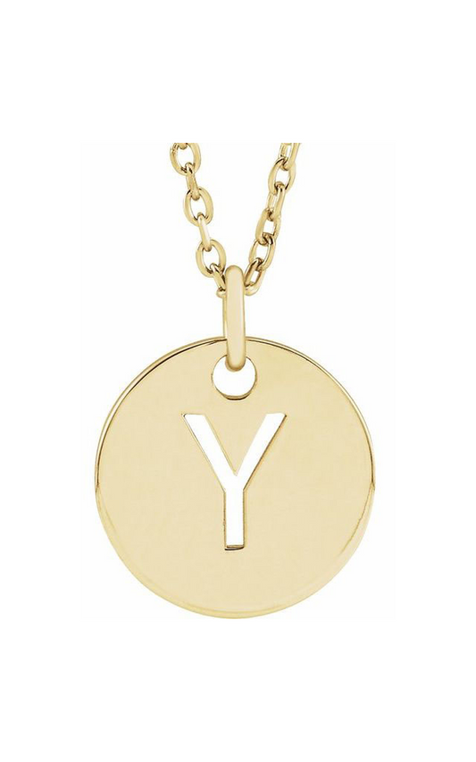 14K Yellow Gold Metal Necklace