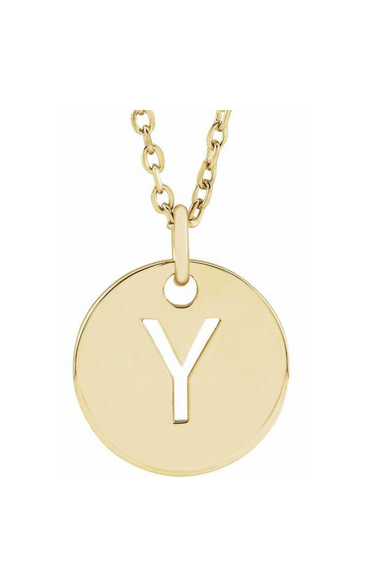 14K Yellow Gold Metal Necklace