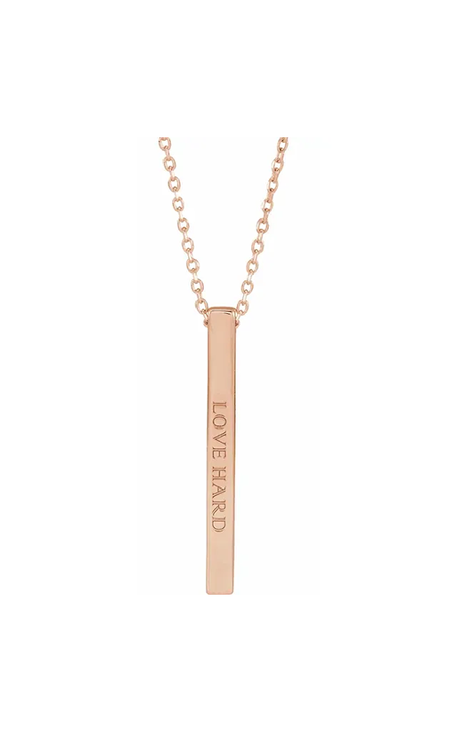 14K Rose Gold Metal Necklace