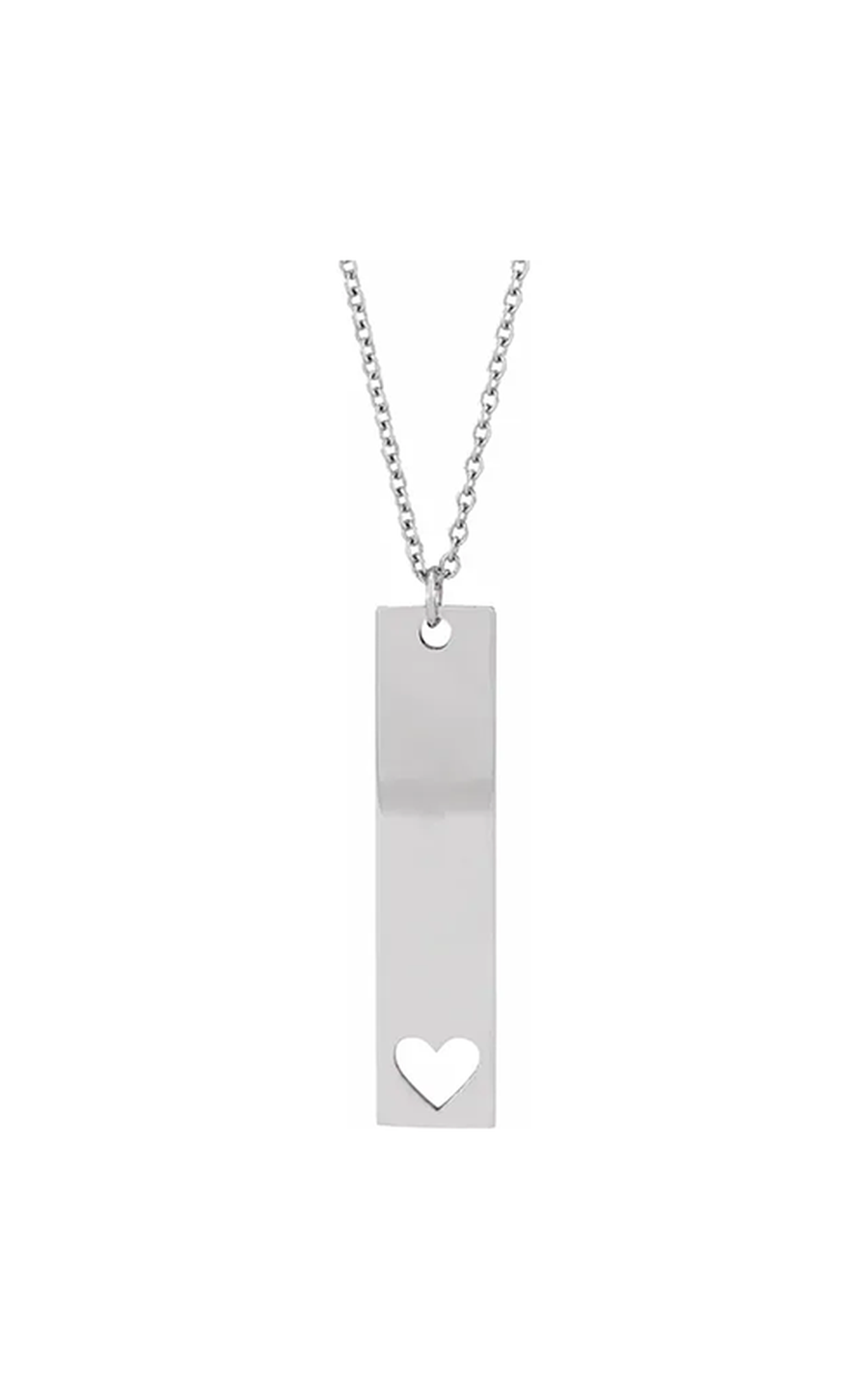 14K White Gold Metal Necklace