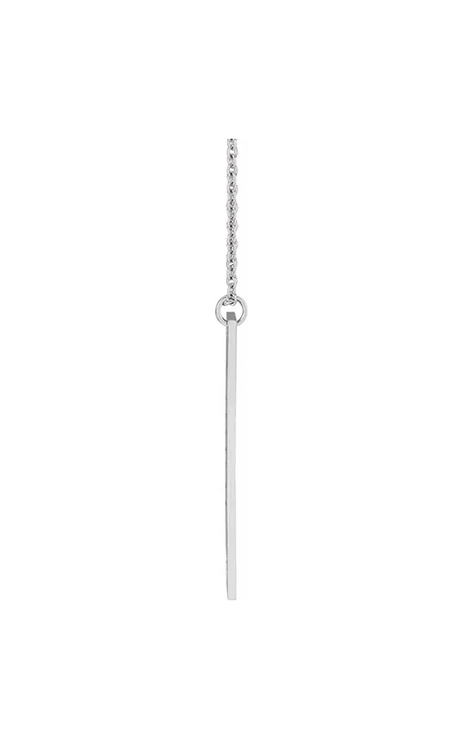 14K White Gold Metal Necklace