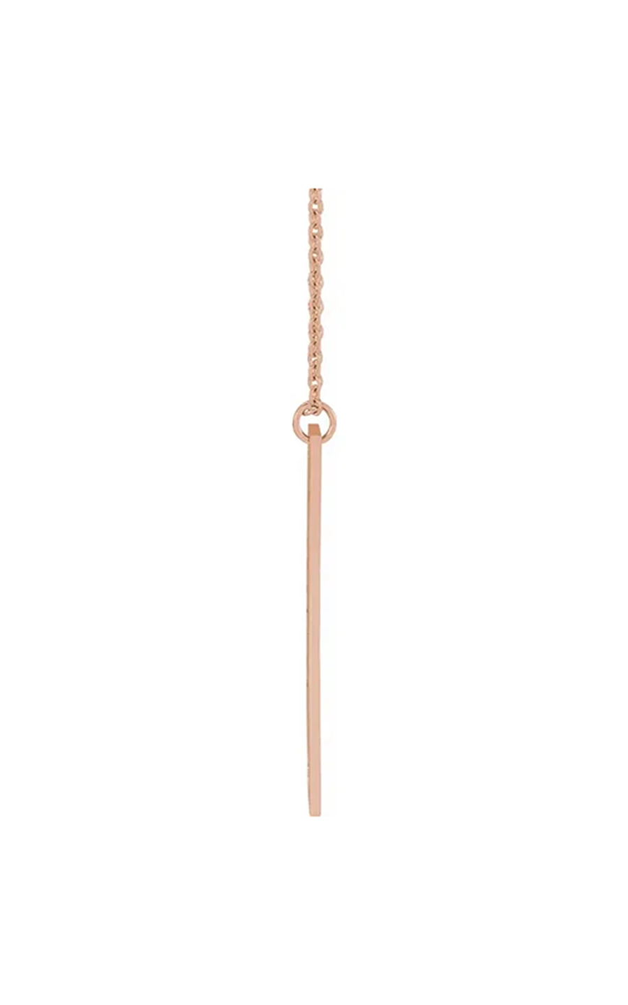 14K Rose Gold Metal Necklace