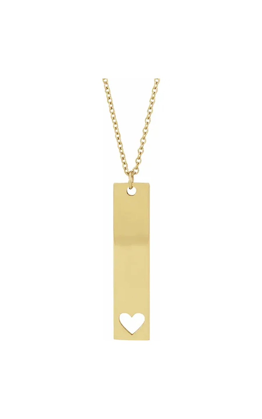 14K Yellow Gold Metal Necklace