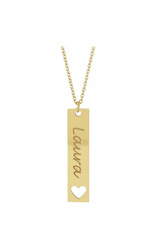 14K Yellow Gold Metal Necklace