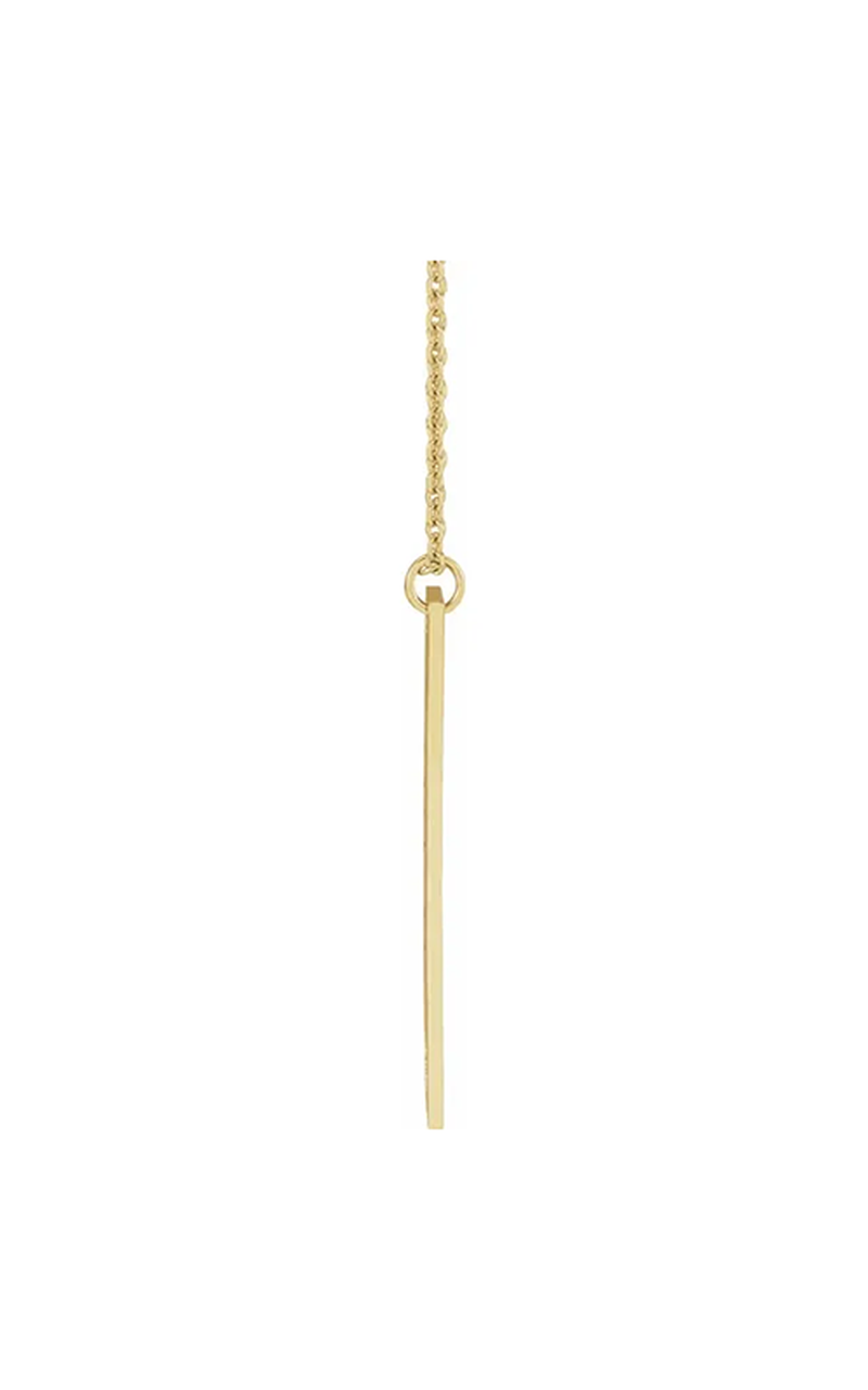 14K Yellow Gold Metal Necklace