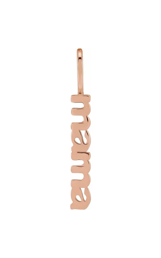 14K Rose Gold Metal Necklace
