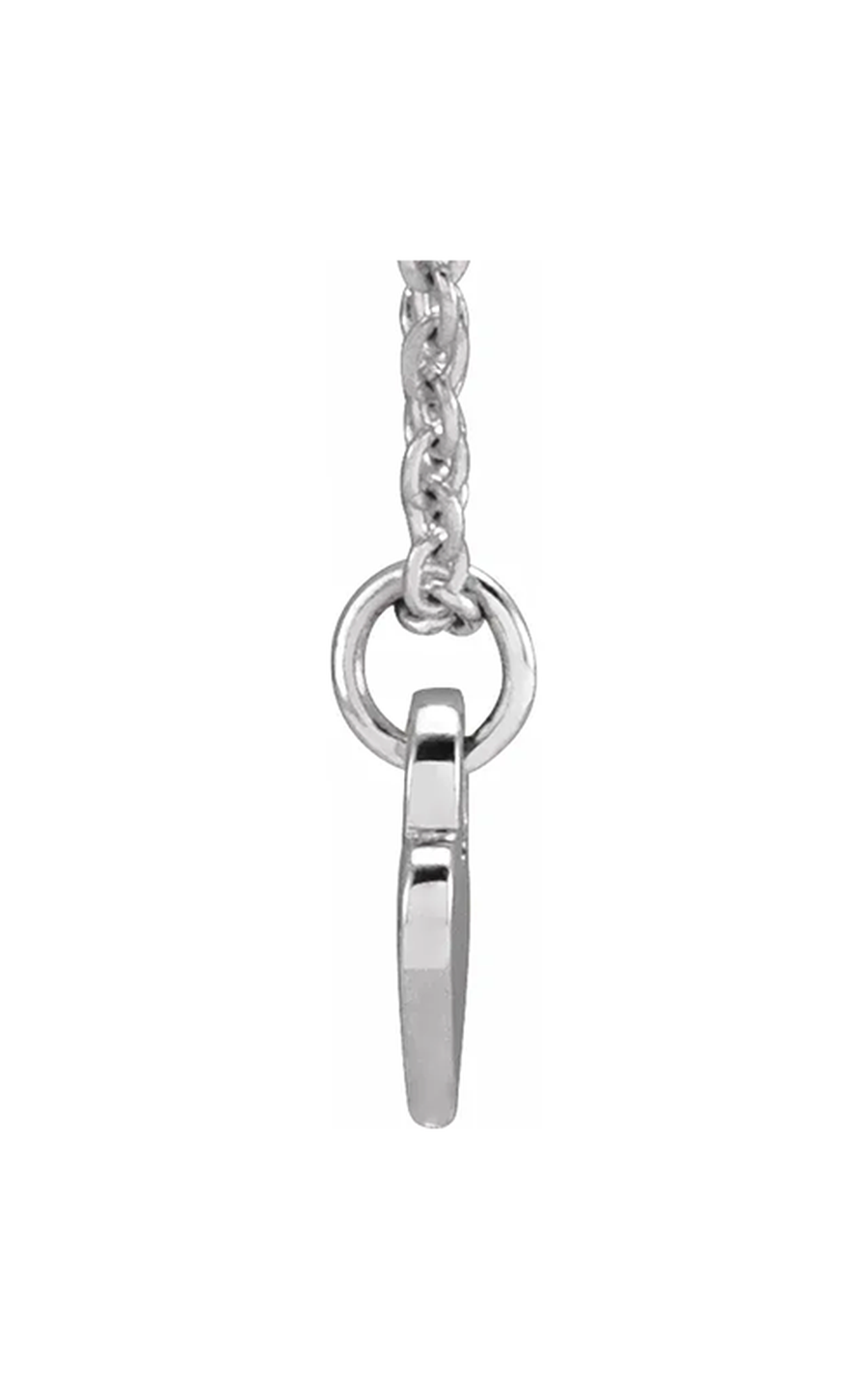 14K White Gold Metal Necklace