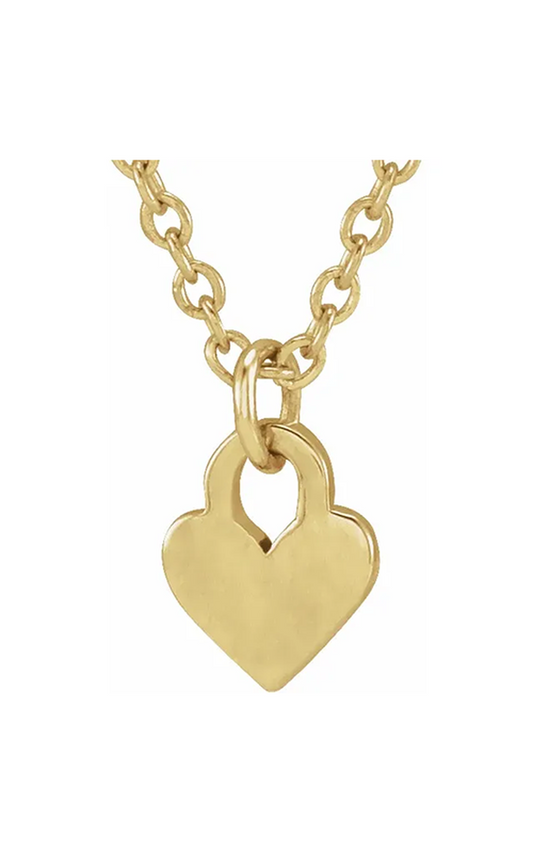 14K Yellow Gold Metal Necklace