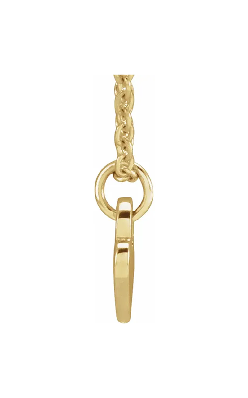 14K Yellow Gold Metal Necklace