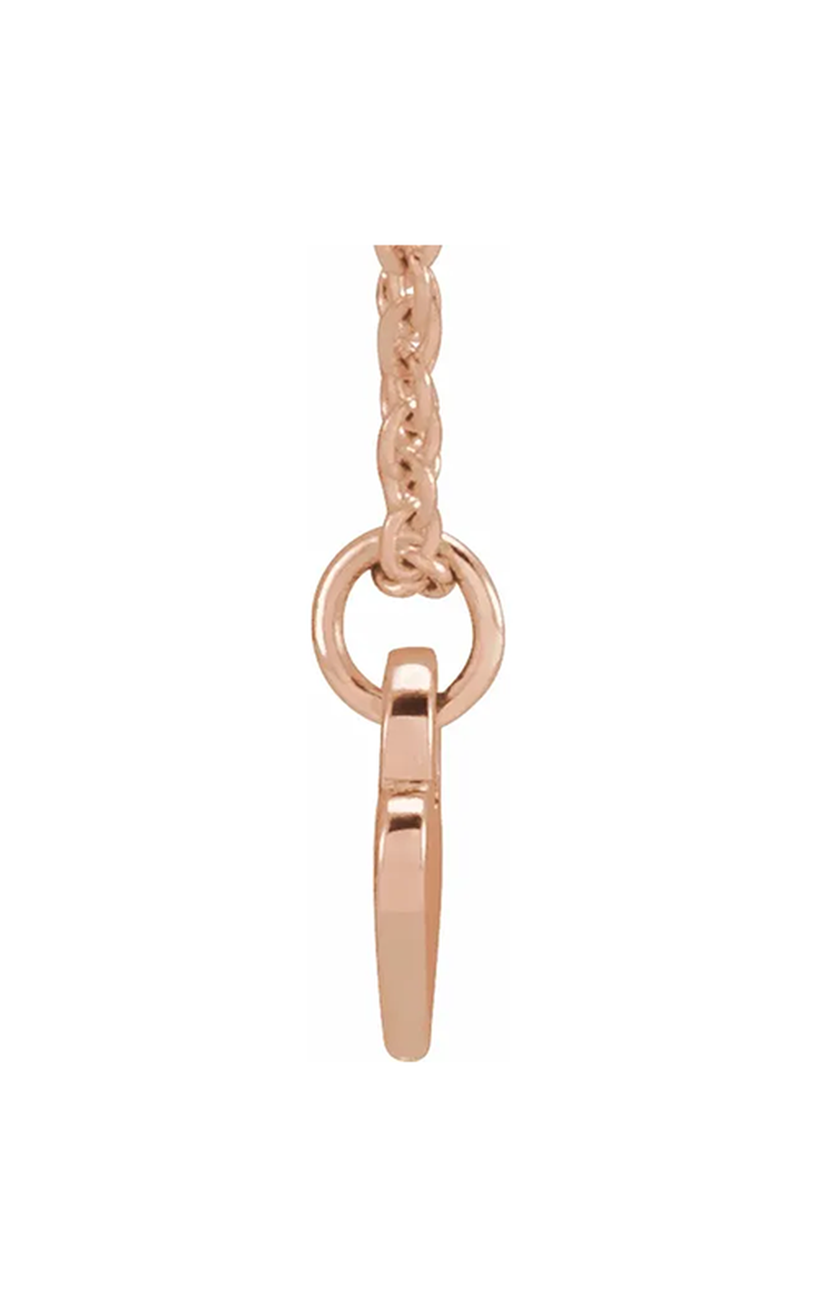 14K Rose Gold Metal Necklace