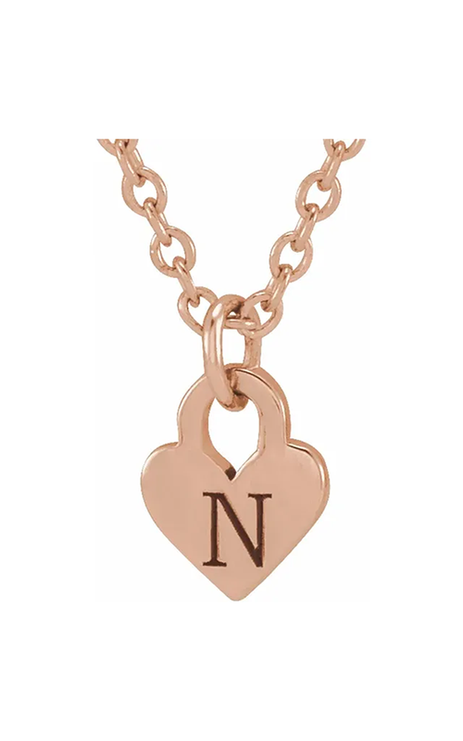 14K Rose Gold Metal Necklace