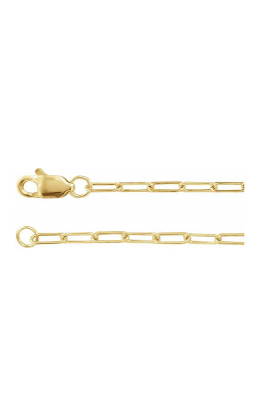 14K Yellow Gold Metal Necklace