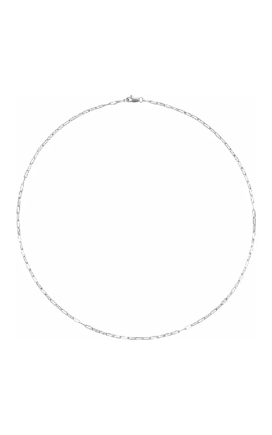 14K White Gold Metal Necklace