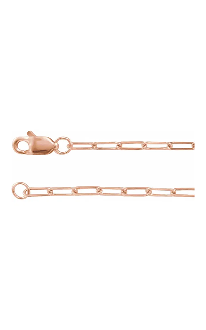 14K Rose Gold Metal Necklace
