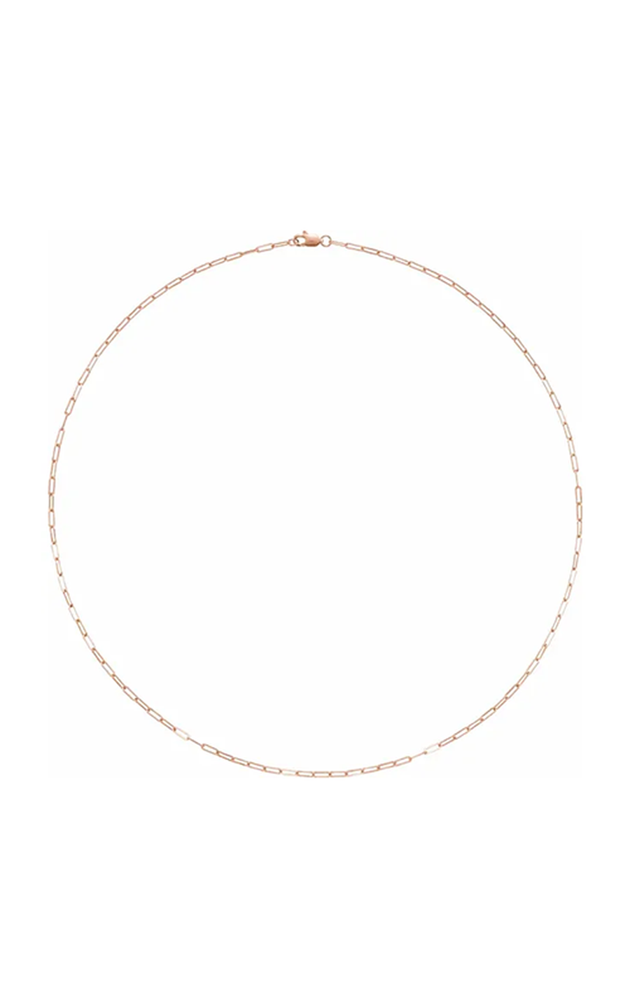 14K Rose Gold Metal Necklace
