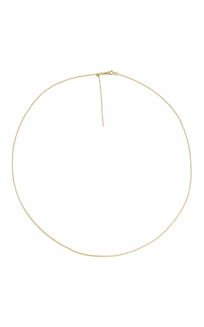 14K Yellow Gold Metal Necklace