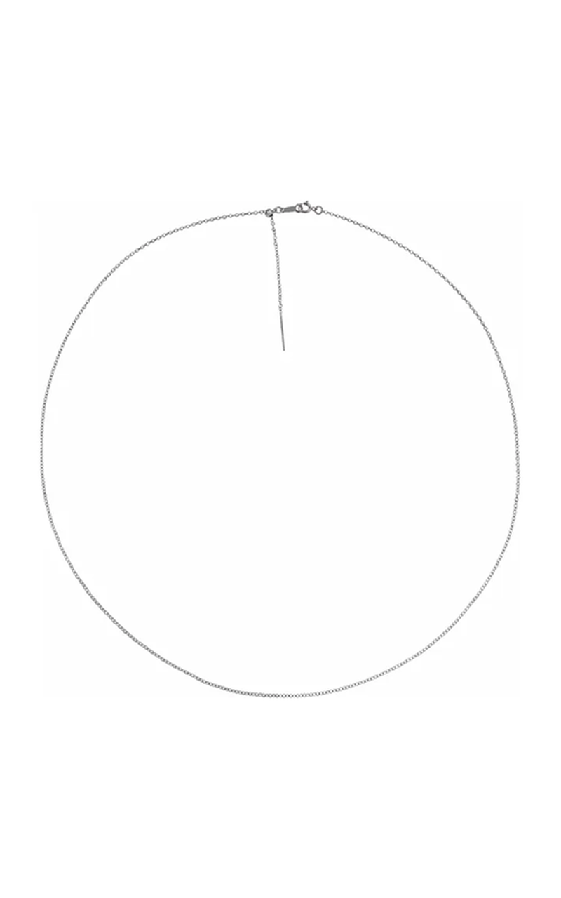 14K White Gold Metal Necklace