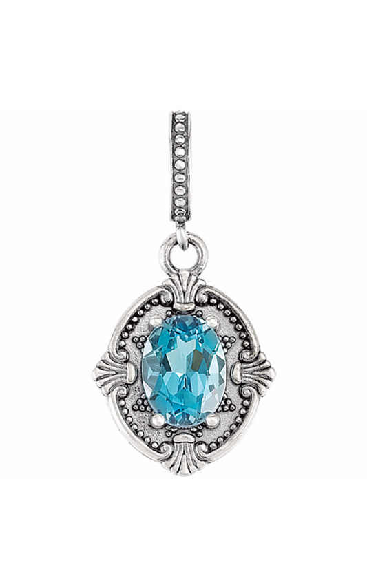 Sterling Silver (925) Gemstone Necklace