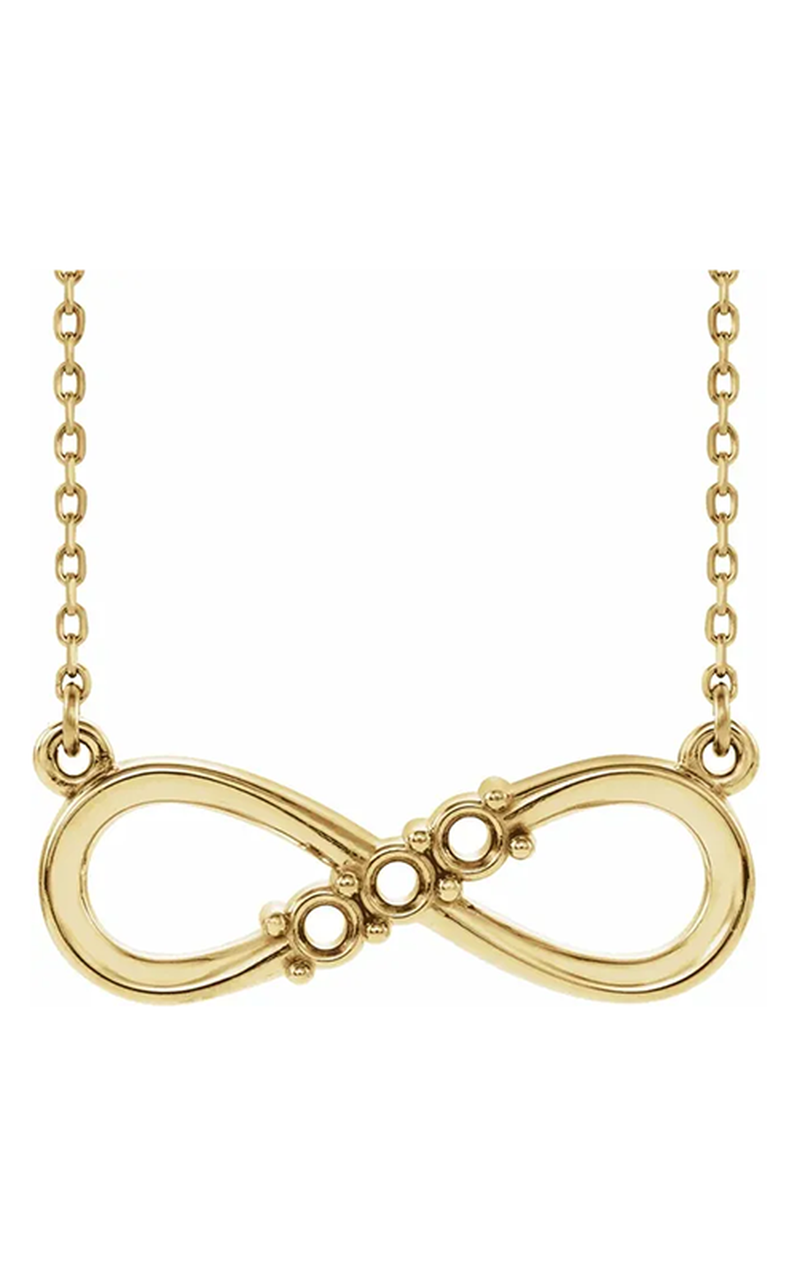 14K Yellow Gold Gemstone Necklace