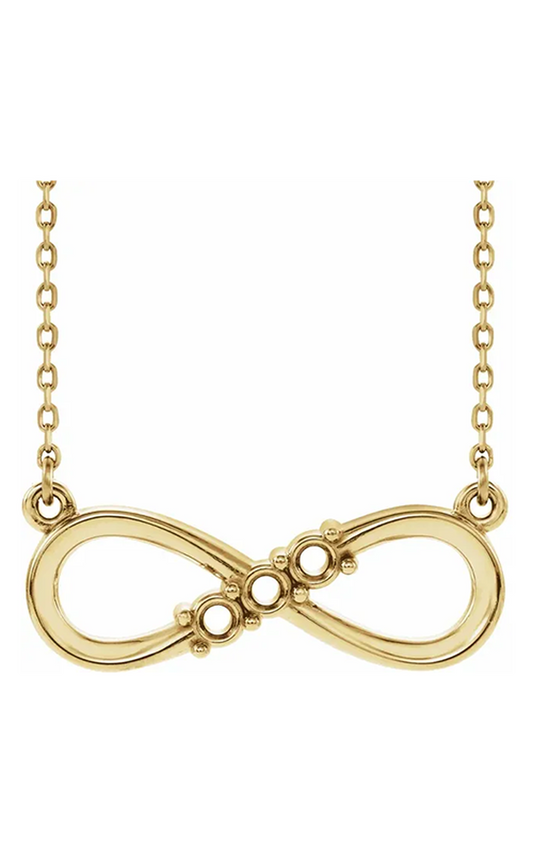 14K Yellow Gold Gemstone Necklace
