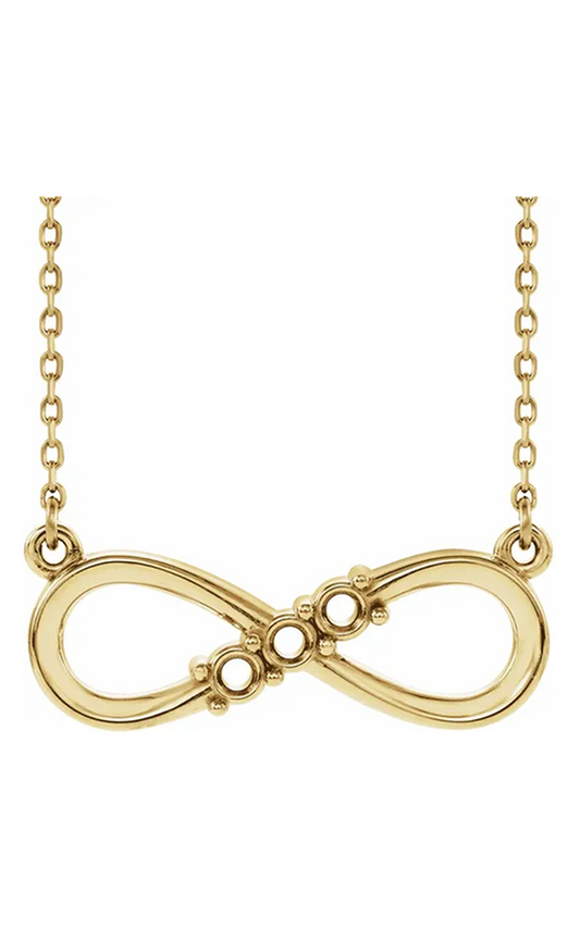 14K Yellow Gold Gemstone Necklace