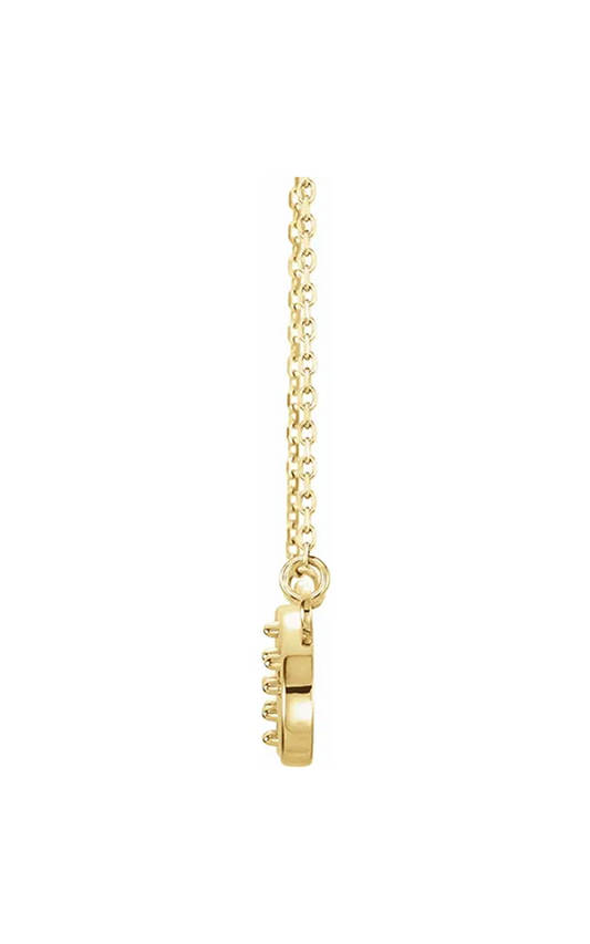 14K Yellow Gold Gemstone Necklace