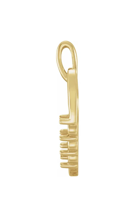 14K Yellow Gold Gemstone Necklace