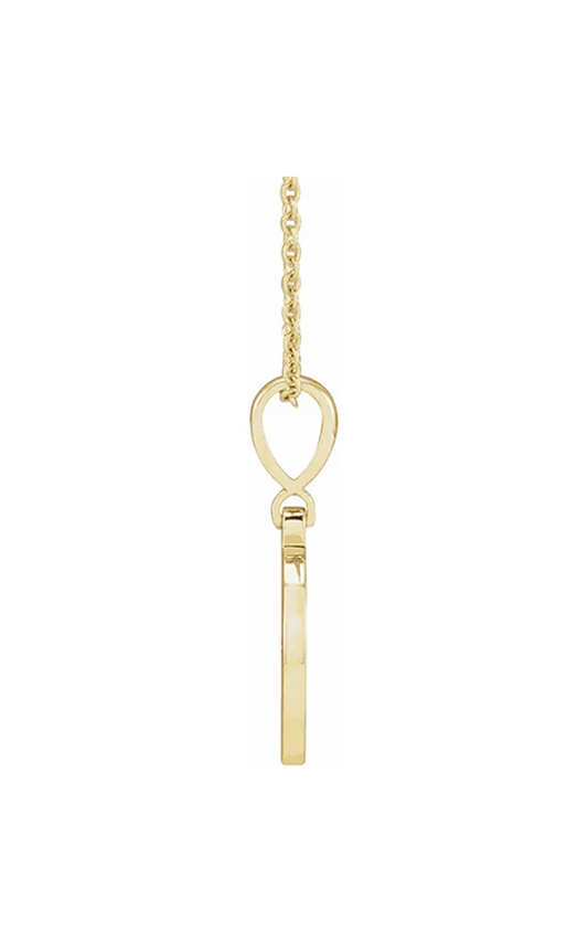 14K Yellow Gold Gemstone Necklace
