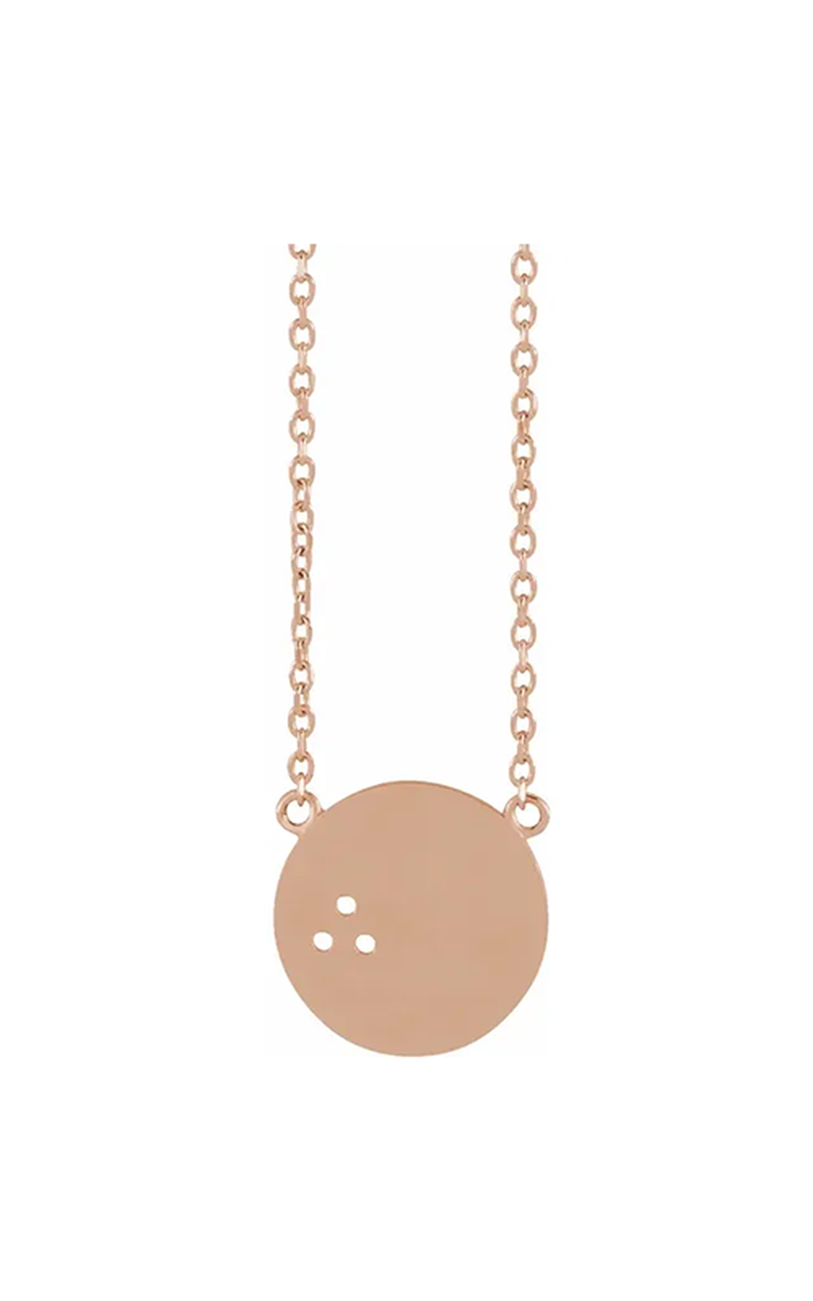 14K Rose Gold Gemstone Necklace