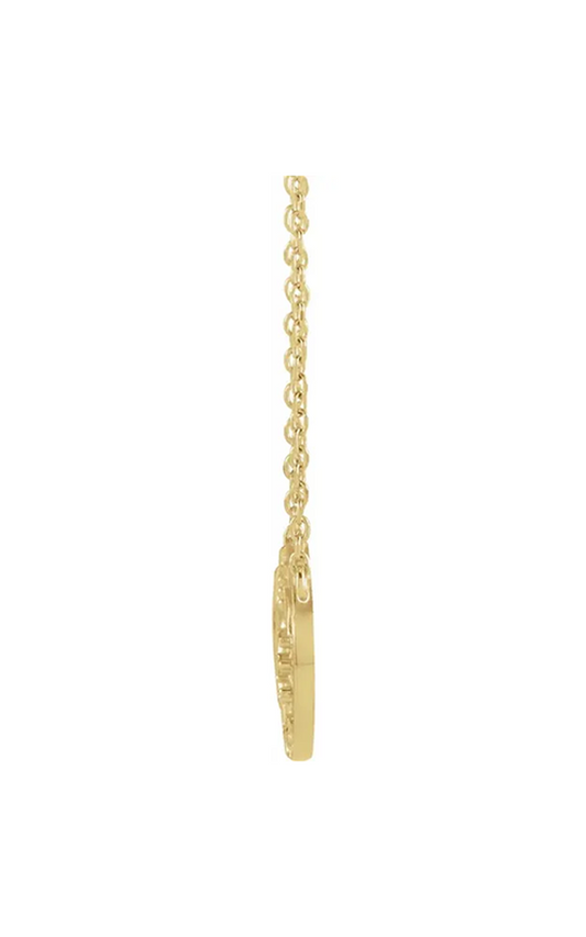 14K Yellow Gold Gemstone Necklace