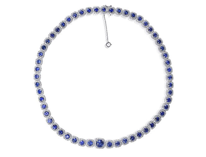 Roman and Jules Sapphire Necklace