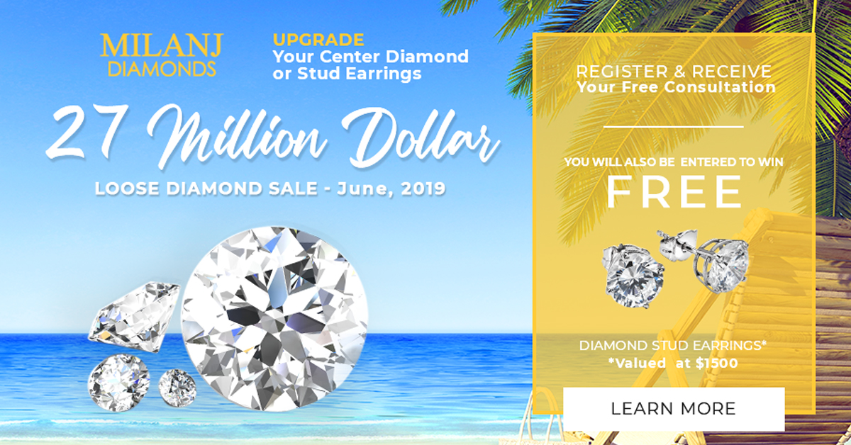 27 Million Dollar Loose Diamond Sale at MILANJ Diamonds