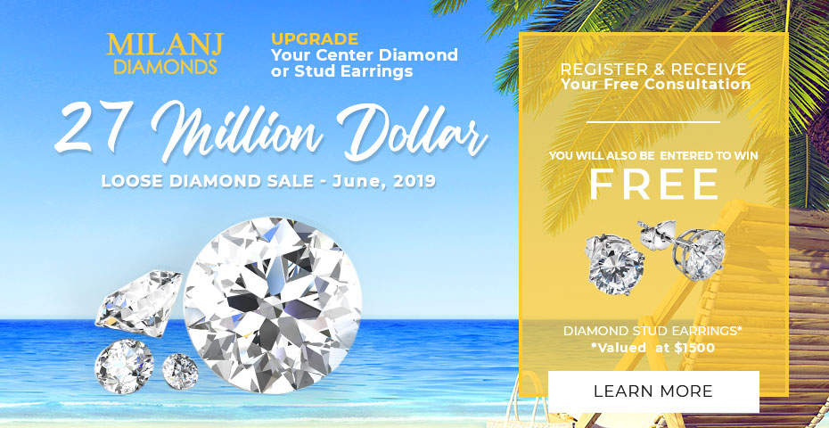 MILANJ Diamonds Hosting Two Promotions on Diamond Jewelry All Month Long