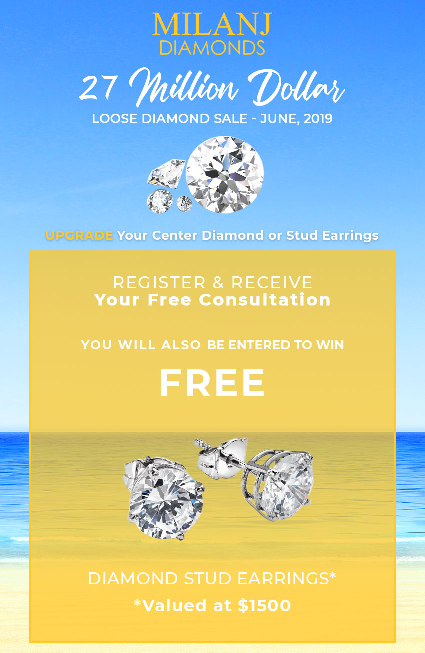 MILANJ Diamonds Hosting Two Promotions on Diamond Jewelry All Month Long