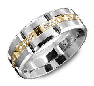 Carlex collection wedding band for gents