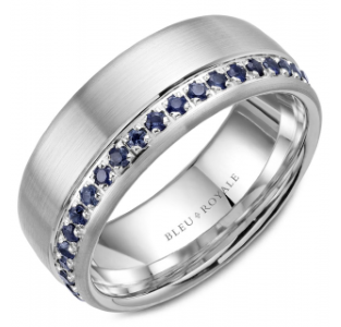 Blue Royale men’s wedding band